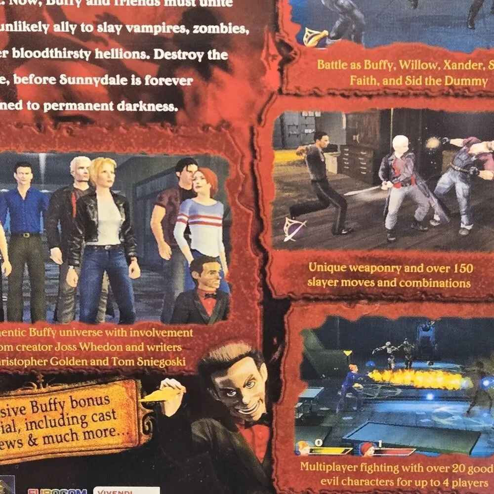 Buffy the Vampire Slayer: Chaos Bleeds PS2 PlayStation 2 Complete *EUC